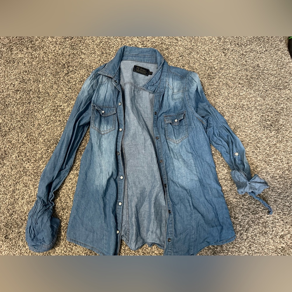 Denim Button Up